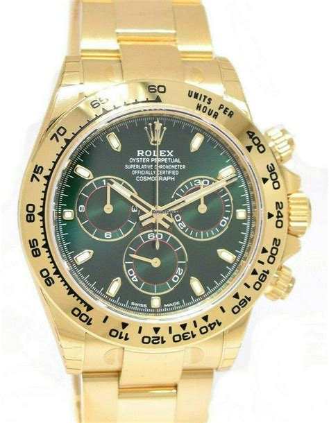 rolex daytona yg green dial|new Rolex daytona for sale.